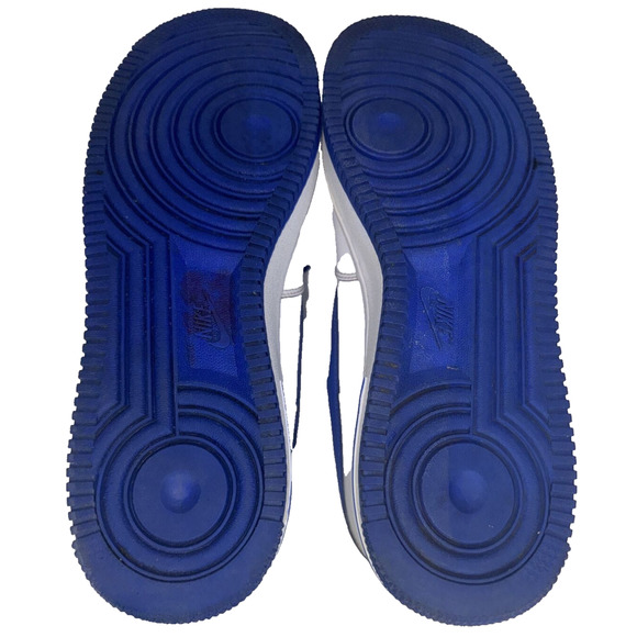 Nike Air Force 1 '07 White Medium Blue DH7561-104 Men's Size 11 - Picture 4 of 9